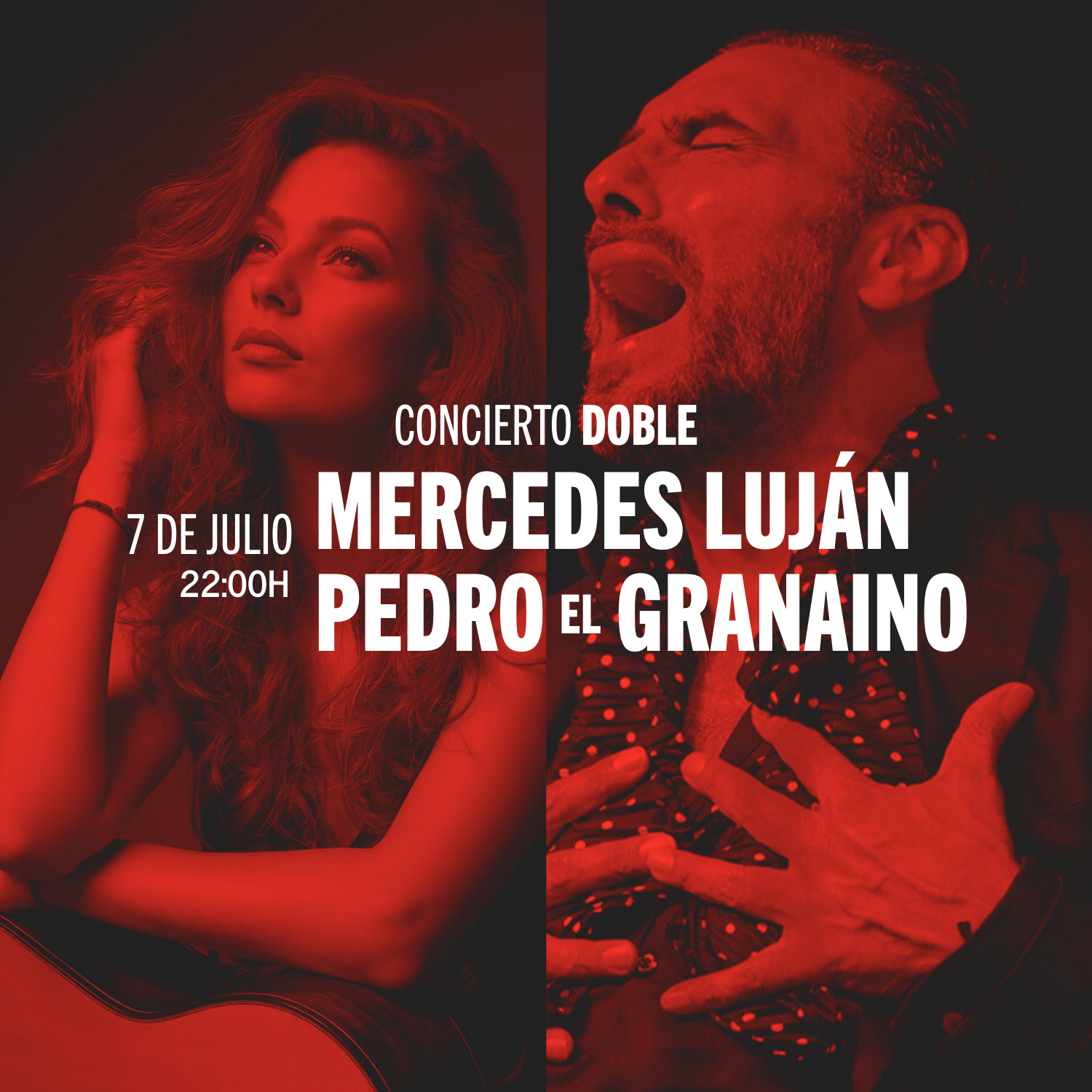 Mercedes Luján y Pedro El Granadino