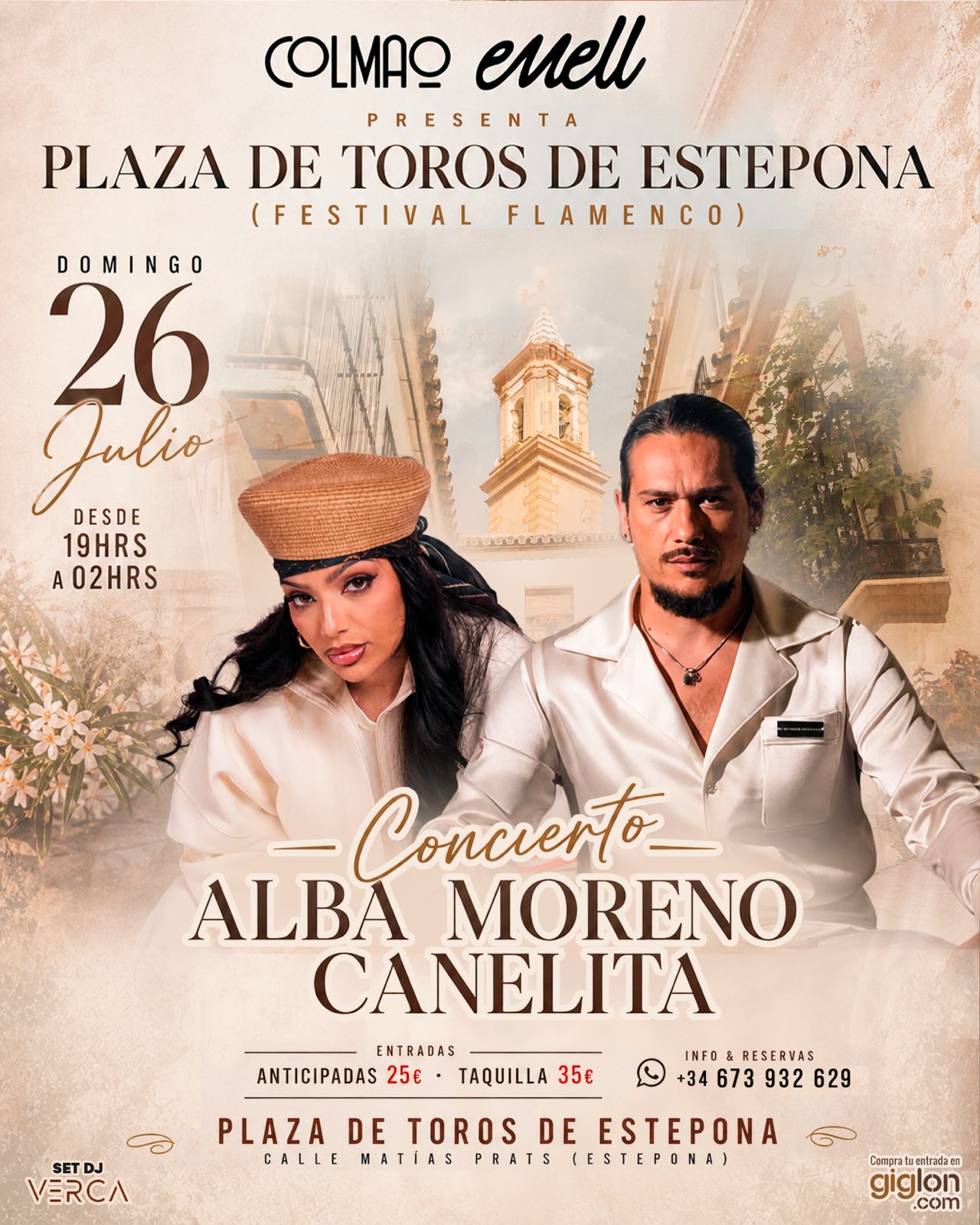 Alba Moreno y Canelita · Estepona