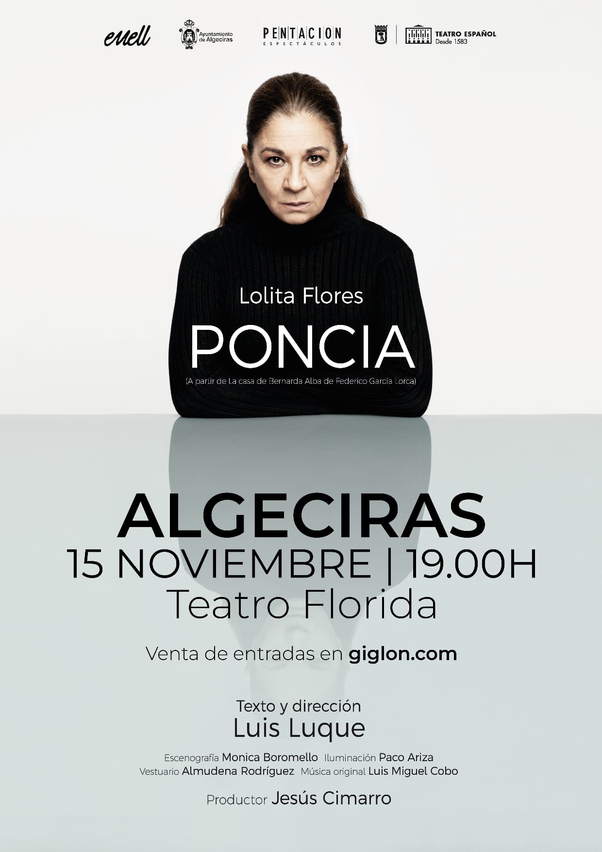 Poncia con Lolita Flores · Teatro Florida de Algeciras