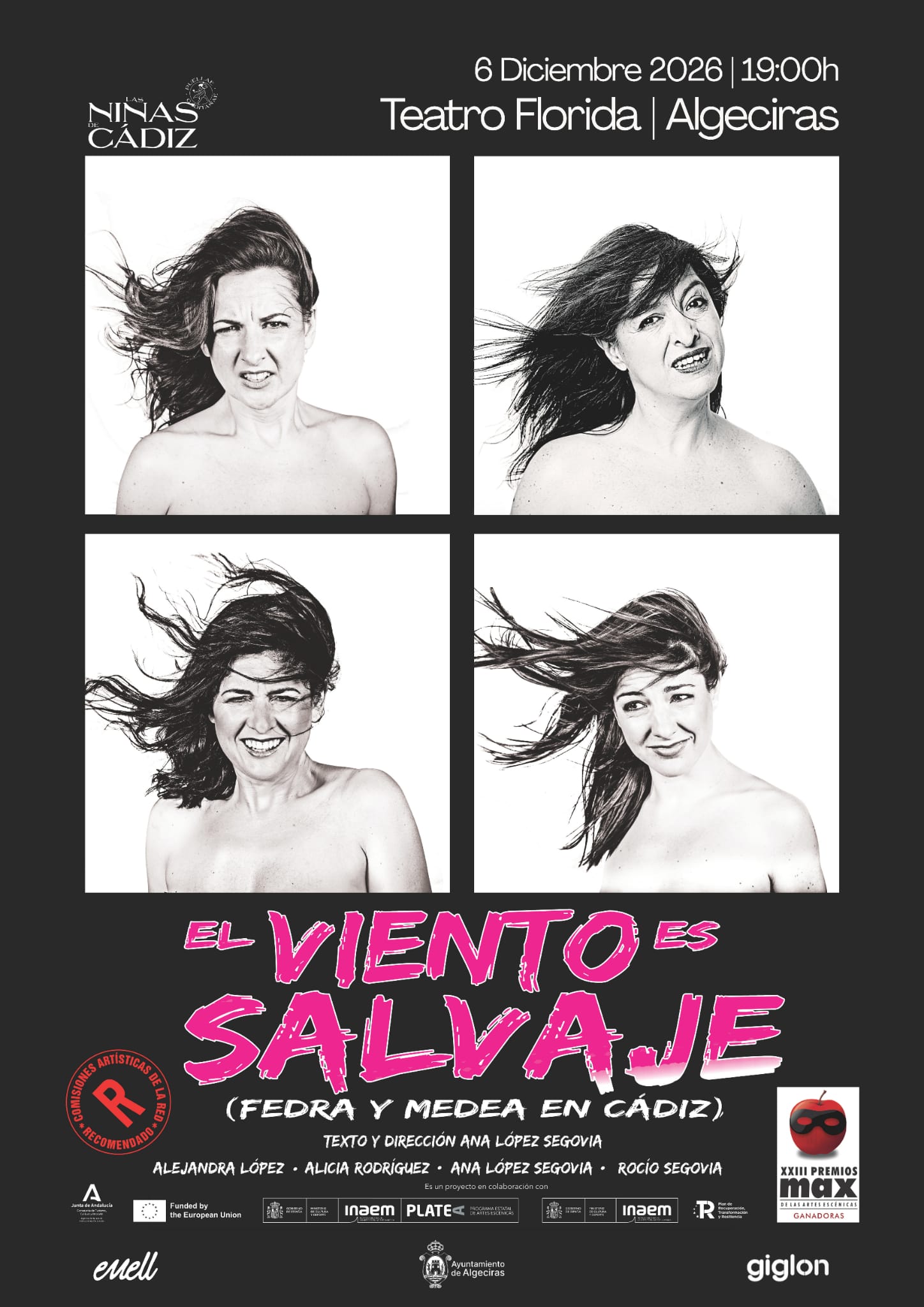 El Viento es Salvaje · Las Niñas de Cádiz · Teatro Florida de Algeciras